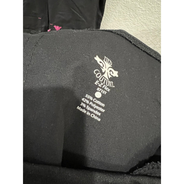 Med Couture EZ Flex Black Scrub Set  Size Small/Med