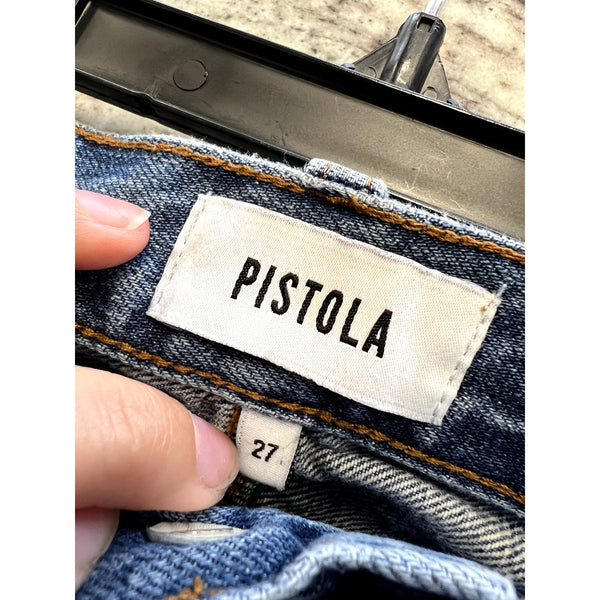 Pistola Cropped Ankle Straight Leg Jeans Size 27