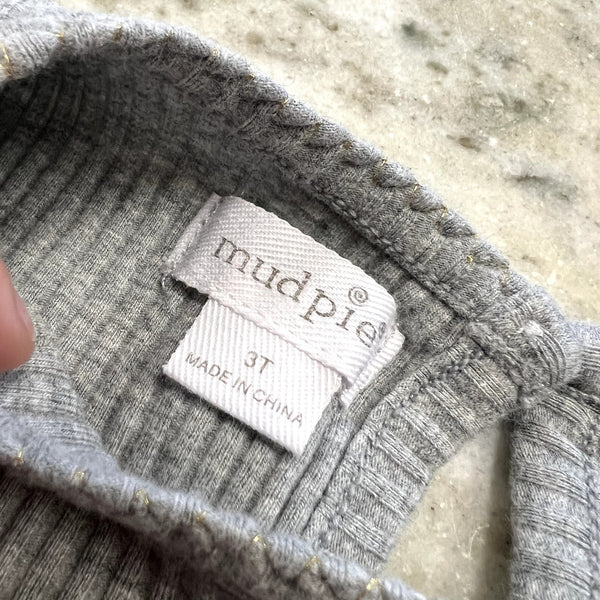 Mudpie Oh So Merry Knit Top + Leggings Set Size 3T