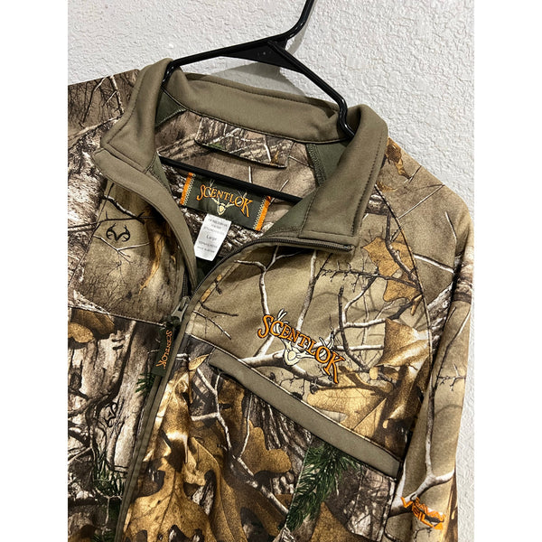 Scentlok Lightweight Full Zip Realtree Xtra Jacket Large