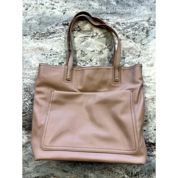 Women's Light Tan Faux Leather Purse