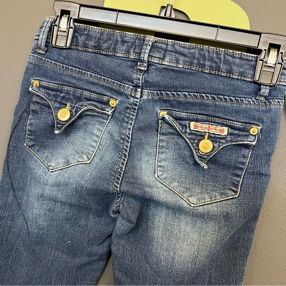Hudson Girls Dark Wash Skinny Jeans Size 12