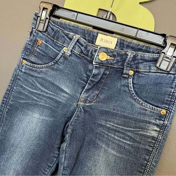 Hudson Girls Dark Wash Skinny Jeans Size 12