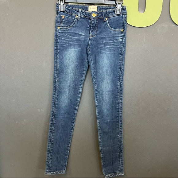 Hudson Girls Dark Wash Skinny Jeans Size 12