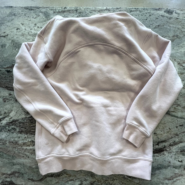 Lululemon Light Pink Softstreme Hooded Pullover Size 6
