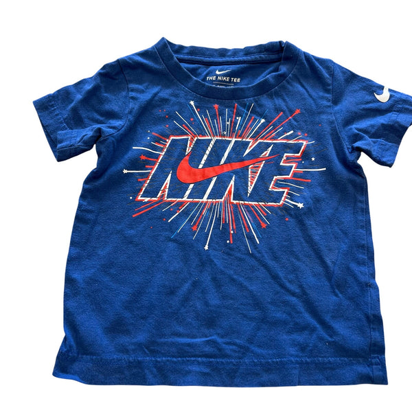 Nike Boys Red White Blue Stars Tee Size 2T
