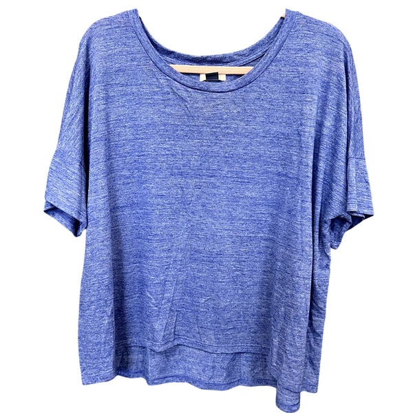Old Navy Heather Blue Boxy Fit Tee Size Medium