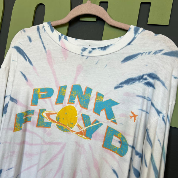 Daydreamer Tie Dye Pink Floyd Long Sleeve Graphic Size Small