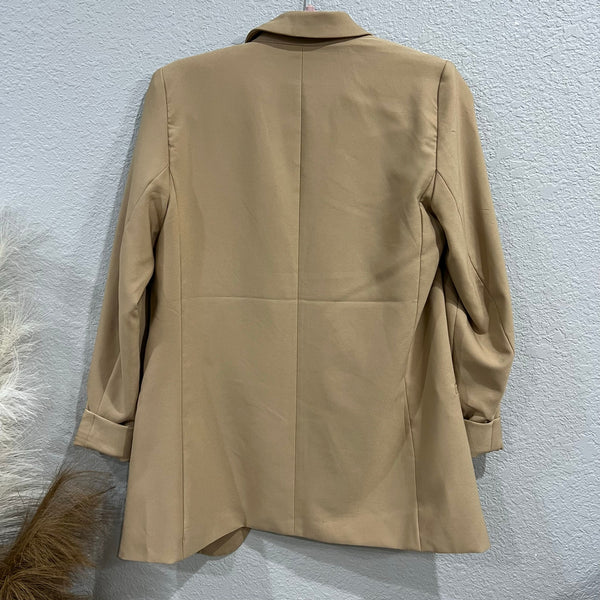 Love Tree Boutique Women's Light Brown Blazer Small