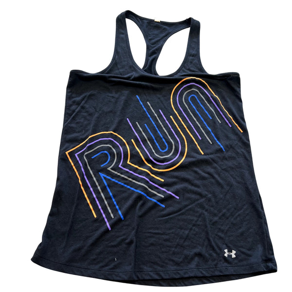 Under Armour Run Loose Fit Heat Geare Tank Top Large