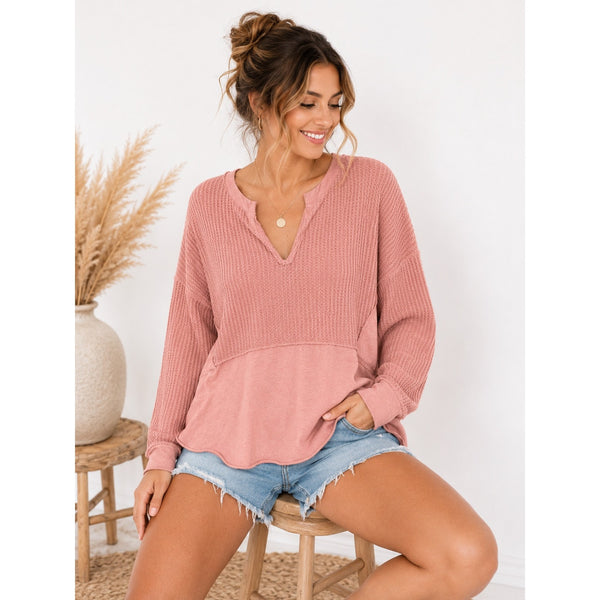 Women's Boutique Mauve Long Sleeve Top Small