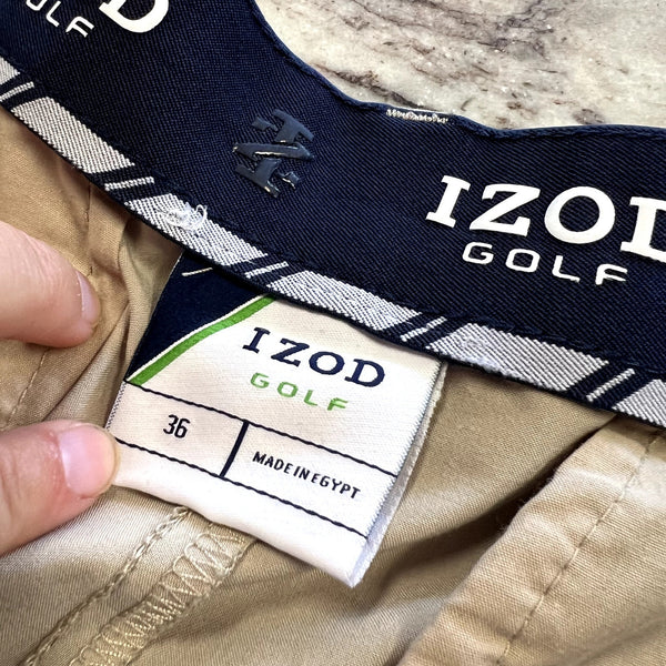 Izod Golf Men's Khaki Shorts Size 36