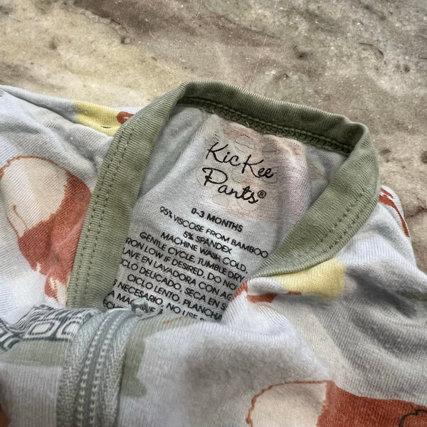KicKee Pants Bamboo Farm Animal Footie Size 0-3 Mo