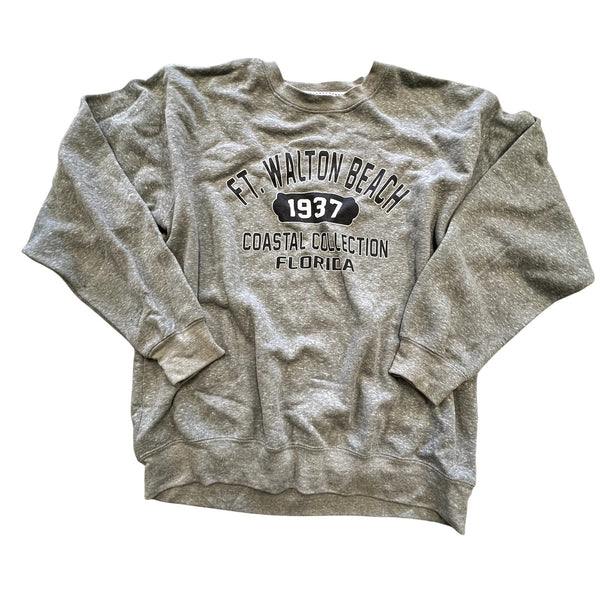 Ft. Walton beach Oversized Graphic Sweatshirt Size Large
