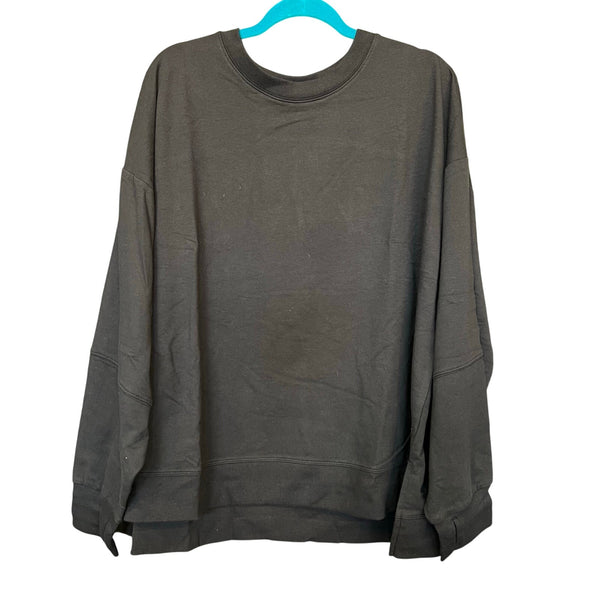 NWT All in Motion Black Crewneck Sweatshirt Size 2XL