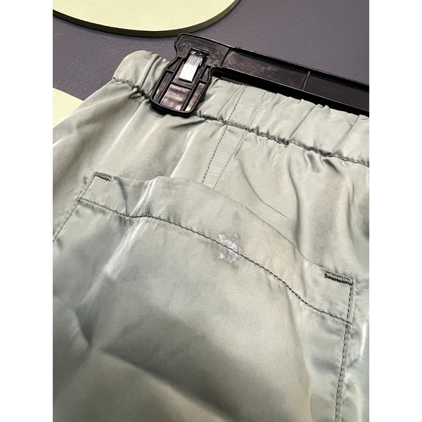 Pistola Sage Green Satin Cargo Joggers Size Medium