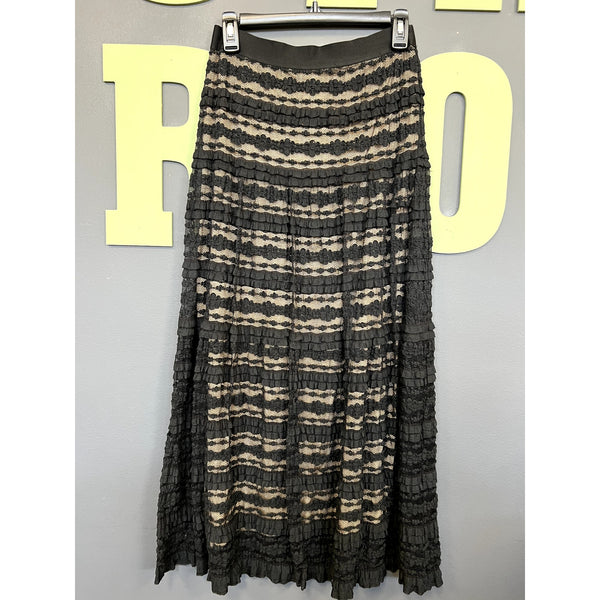 Max Studio Specialty Product Black Lace Maxi Dress Size Small