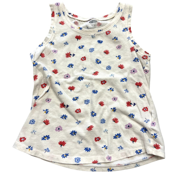 Old Navy Girls Floral Tank Top Size 5T
