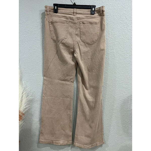 Hot Kiss Y2K High Rise Baggy Wide Leg Khaki Pants Size 15