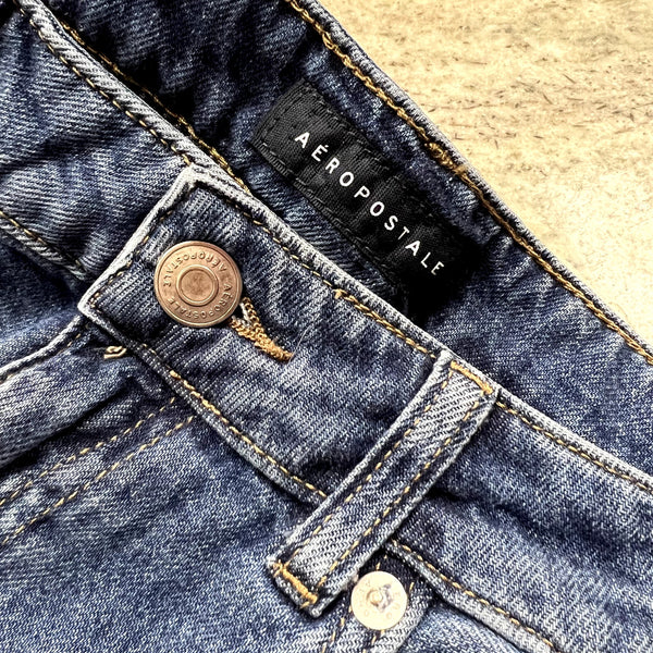 Aeropostale High Rise Wide Leg Jeans Size 6
