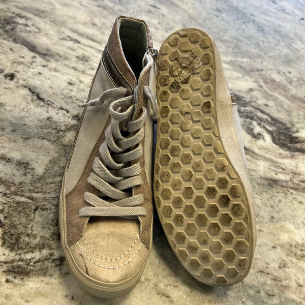 Shu Shop Roxanne Mauve High Top Star Sneakers Size 8.5