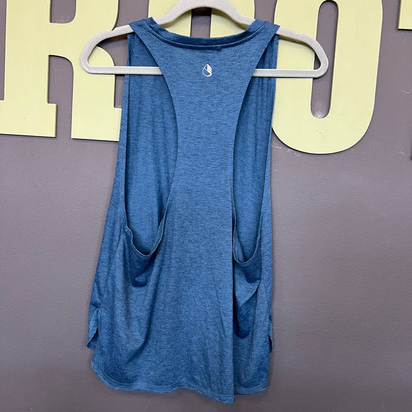 Brushed Blue Workout Tank Top Size Small