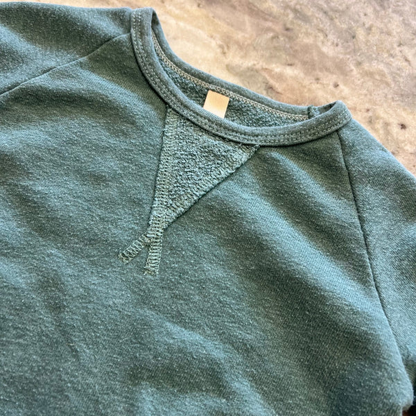 Childhoods Sage Green Crew Neck Fleece Sweatshirt 2T