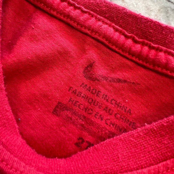 All the Hype Red Nike Tee Size 2T