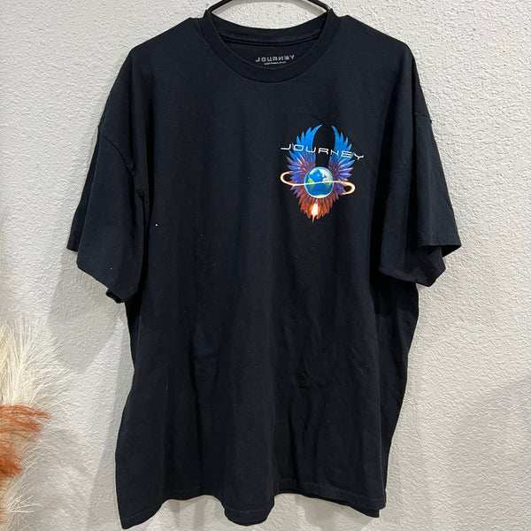 Journey Short Sleeve Black Band Graphic Tee Size XXL