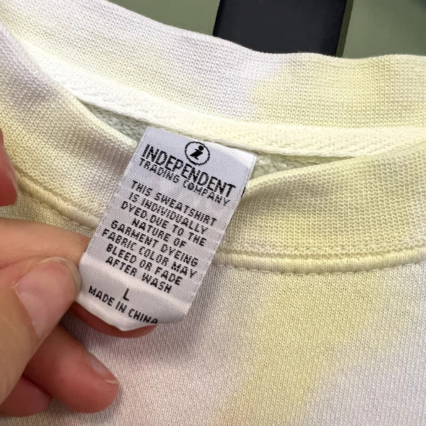 Marlow & Fitz Dog Lover Graphic Tie Dye Sweatshirt Size Large