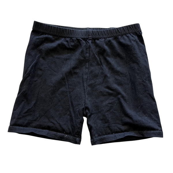 Girls Basic Black Biker Shorts Size Youth Medium
