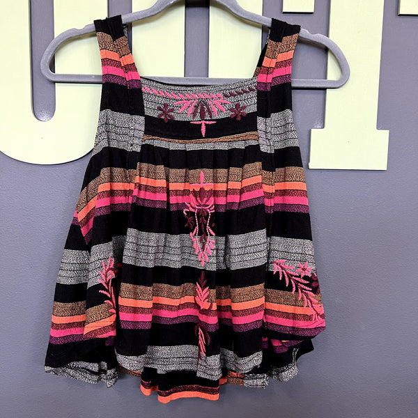 Free People Vintage Stripe Swing Tank Top Small