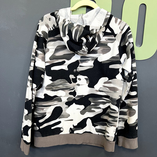 Under Armour Loose Fit Gray + Black Hoodie Size Youth XL