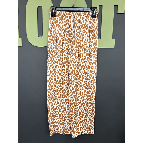 Van Winkle & Co Leopard Pants Size Youth Small