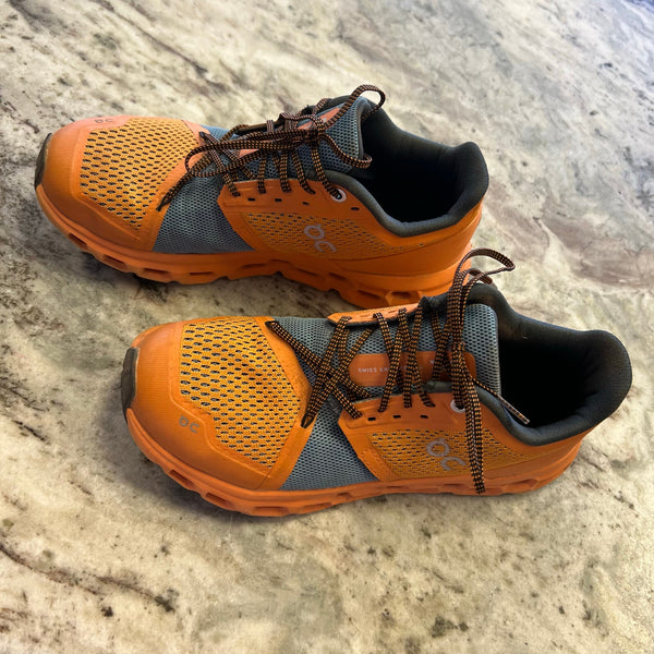On Running Cloudstratus Orange Sneakers Men's Size 8
