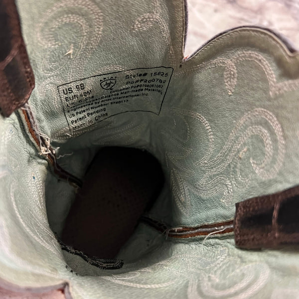 Ariat Women's Heritage R-Toe Western Boots Size 9B