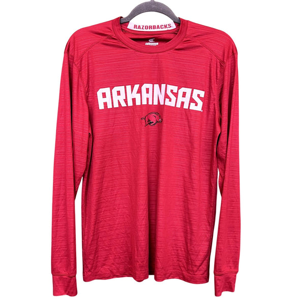 Arkansas Razorbacks Long Sleeve Dri Fit Top Medium