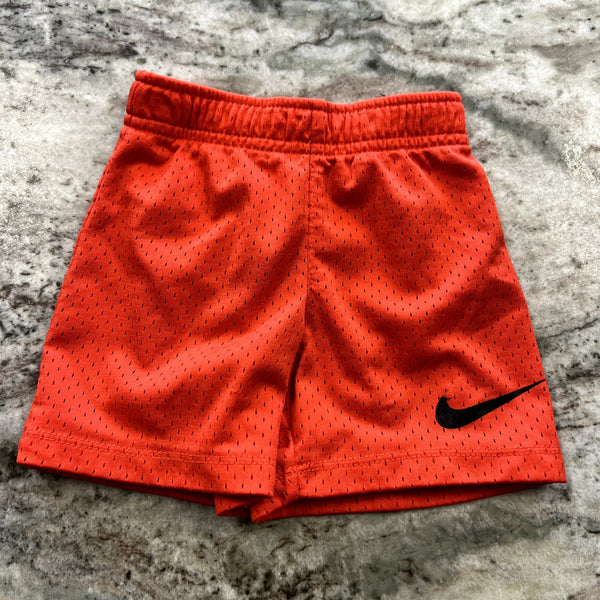 Nike Orange Athletic Shorts Size 18 Mo