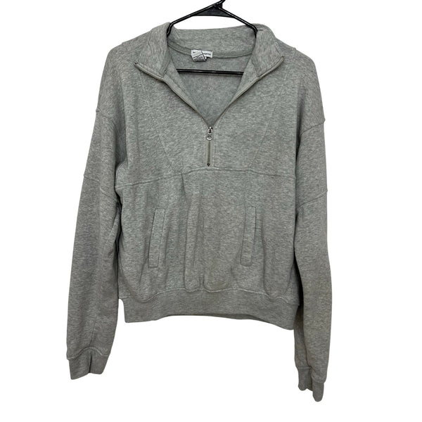 Better Together Gray Butter Soft Half Zip Pullover Medium