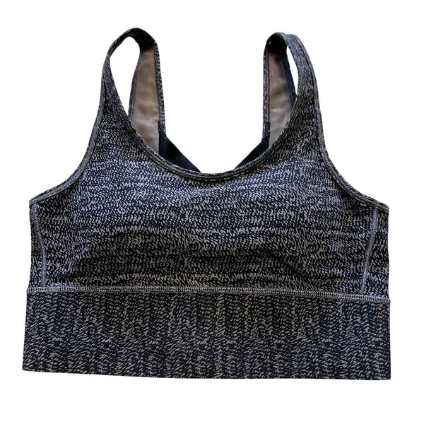 Under Armour Strappy Back Charcoal Sports Bra Small/Med