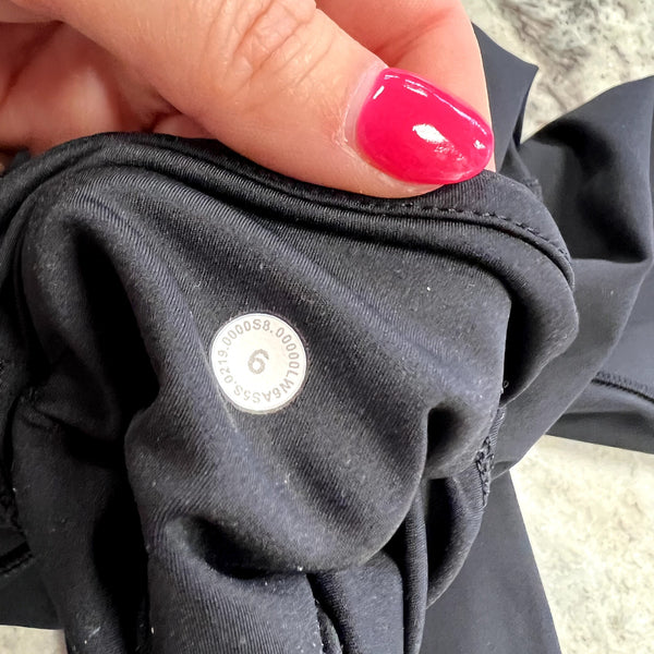 Lululemon Wunder Train Black Leggings Size 6