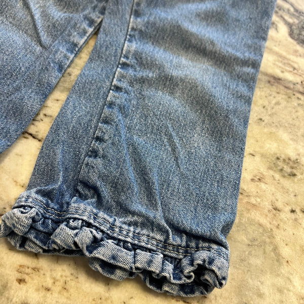 Riders Girls Ruffle Bottom Jeans Size 2T
