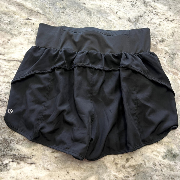 Women's Black Athletic Running Shorts Size Large