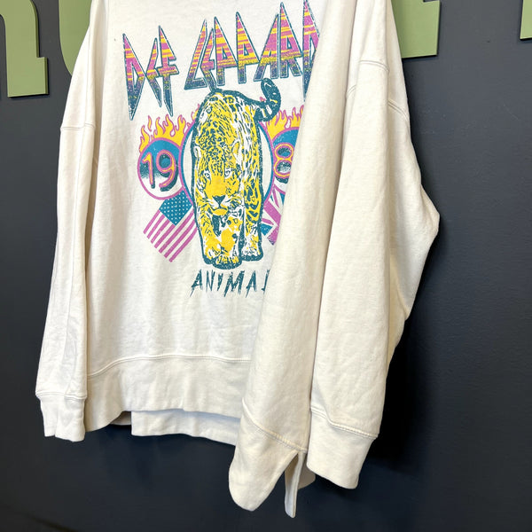 Def Leppard Graphic Sweatshirt Size Women's 2XL
