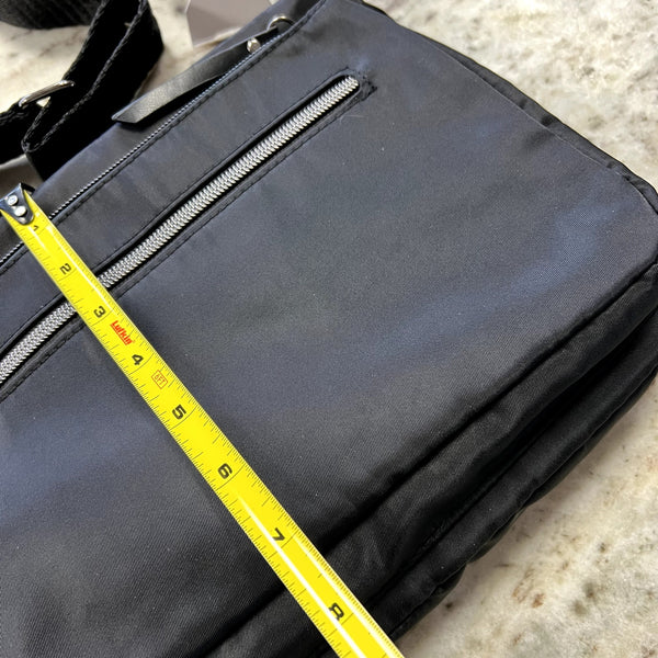 Black Nylon Crossbody Bag