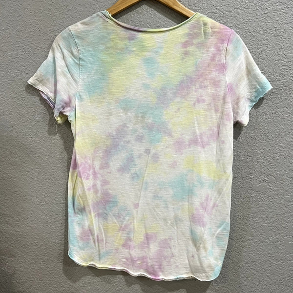 Grayson Threads Lightweight Tie Dye "Happy Mama" Graphic Tee Small