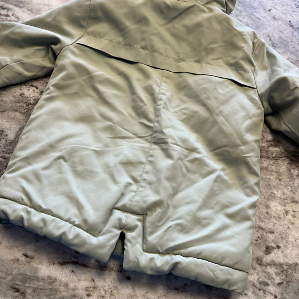 Cat & Jack Sherpa Lined Olive Green Winter Coat Size 2T