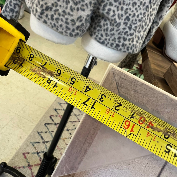 Western Boot Farmhouse Santa Christmas Wall Decor 21x17