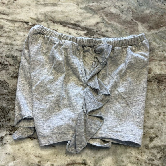Chaser Gray Girls Ruffle Shorts Size 14