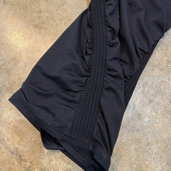 Old Navy Active Fitted Black Workout Tank Top Ruched Sides XS